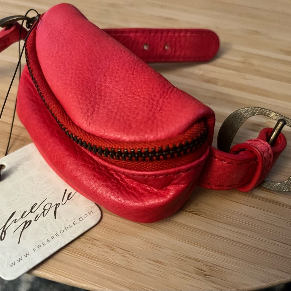 Free people wristlet wallet Red